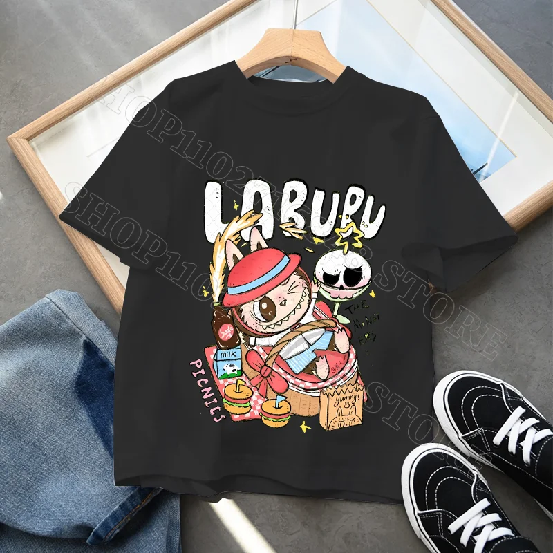 Labubu Cute Boys Girls Clothes Cartoon Character Graphic Print Child T Shirts Cool Comfortable Fashion Tops Birthday Party Gifts Labubu Cute Boys Girls Clothes Cartoon Character Graphic Print Child T Shirts Cool Comfortable Fashion Tops Birthday Party Gifts
