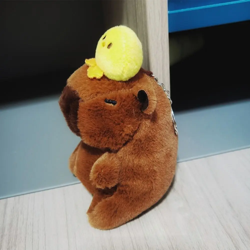 Cute Multicolor Plush Capybara Keychain Toy Cartoon Capybara Headgear Capybara Doll Accessories Guinea Pig Fluffty Animal Doll Cute Multicolor Plush Capybara Keychain Toy Cartoon Capybara Headgear Capybara Doll Accessories Guinea Pig Fluffty Animal Doll
