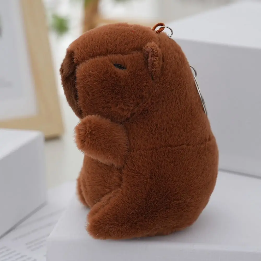 Cute Multicolor Plush Capybara Keychain Toy Cartoon Capybara Headgear Capybara Doll Accessories Guinea Pig Fluffty Animal Doll Cute Multicolor Plush Capybara Keychain Toy Cartoon Capybara Headgear Capybara Doll Accessories Guinea Pig Fluffty Animal Doll