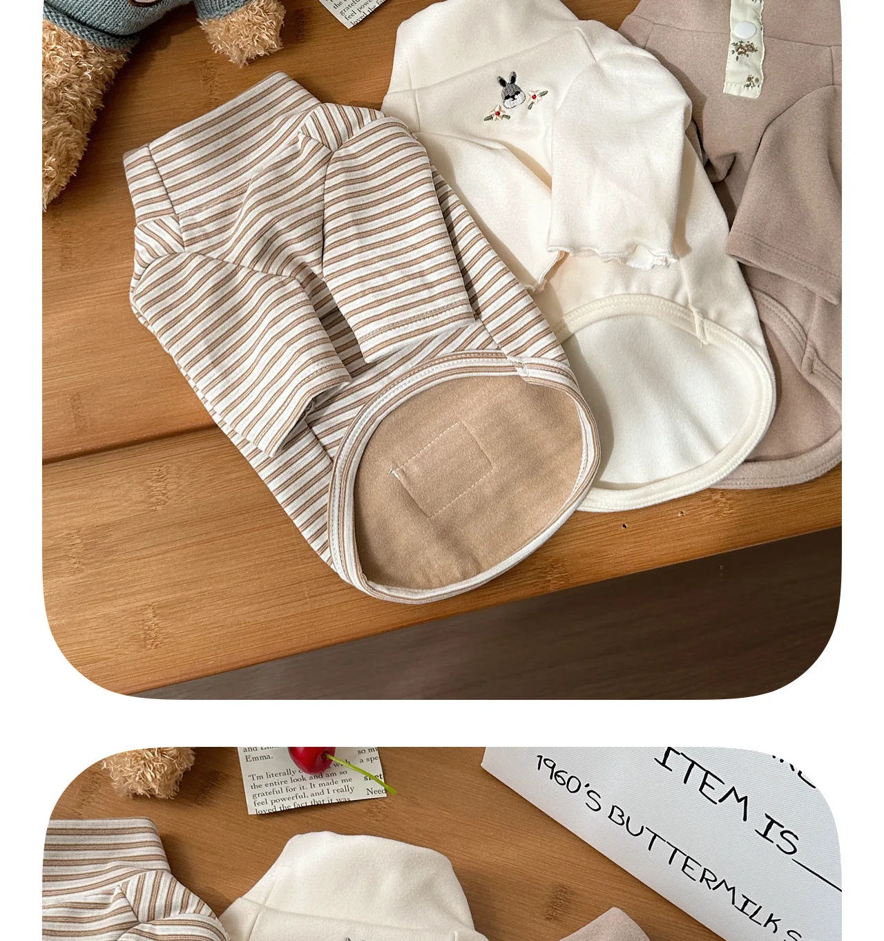 Autumn and Winter Dog Velvet Striped Embroidered Base Coat Home Clothes Small and Medium-sized Pet Cat Clothes Puppy Clothes Autumn and Winter Dog Velvet Striped Embroidered Base Coat Home Clothes Small and Medium-sized Pet Cat Clothes Puppy Clothes