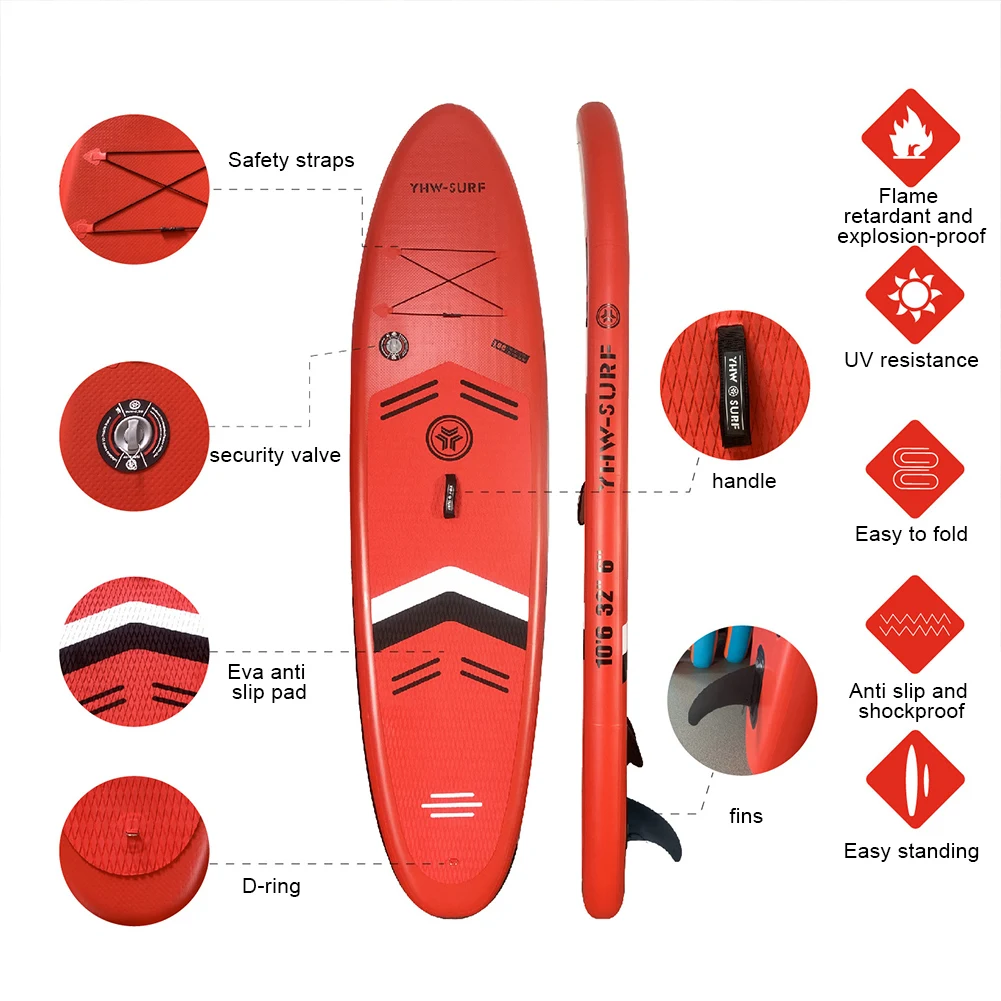 Inflatable Paddle Board Stand Up with Pump PVC Sup Board SUP Paddleboard Water Sports Paddle Board Outdoor Surfing Accessories Inflatable Paddle Board Stand Up with Pump PVC Sup Board SUP Paddleboard Water Sports Paddle Board Outdoor Surfing Accessories