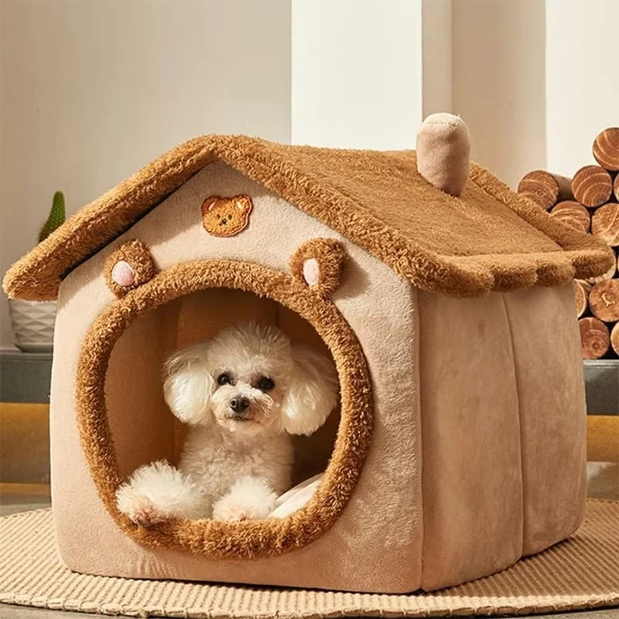 Foldable Pet House Removable Washable Cat House Puppy Cave Sofa Pet Bed House for Extra Small Dogs and Small and Medium Cats Foldable Pet House Removable Washable Cat House Puppy Cave Sofa Pet Bed House for Extra Small Dogs and Small and Medium Cats