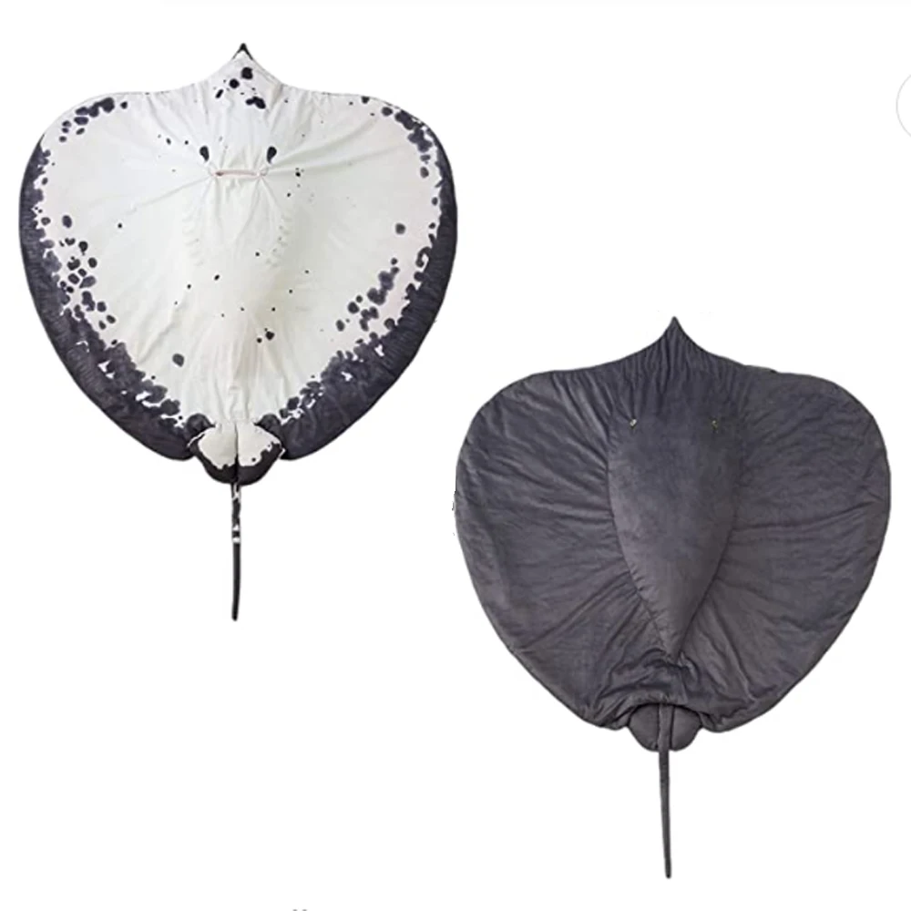 Lifelike Manta Ray Fish Plush Toys Simulation Devil Ray Carpet Pillow Doll Air Conditioner Room Nap Pause Quilt Tatami Cushion Lifelike Manta Ray Fish Plush Toys Simulation Devil Ray Carpet Pillow Doll Air Conditioner Room Nap Pause Quilt Tatami Cushion