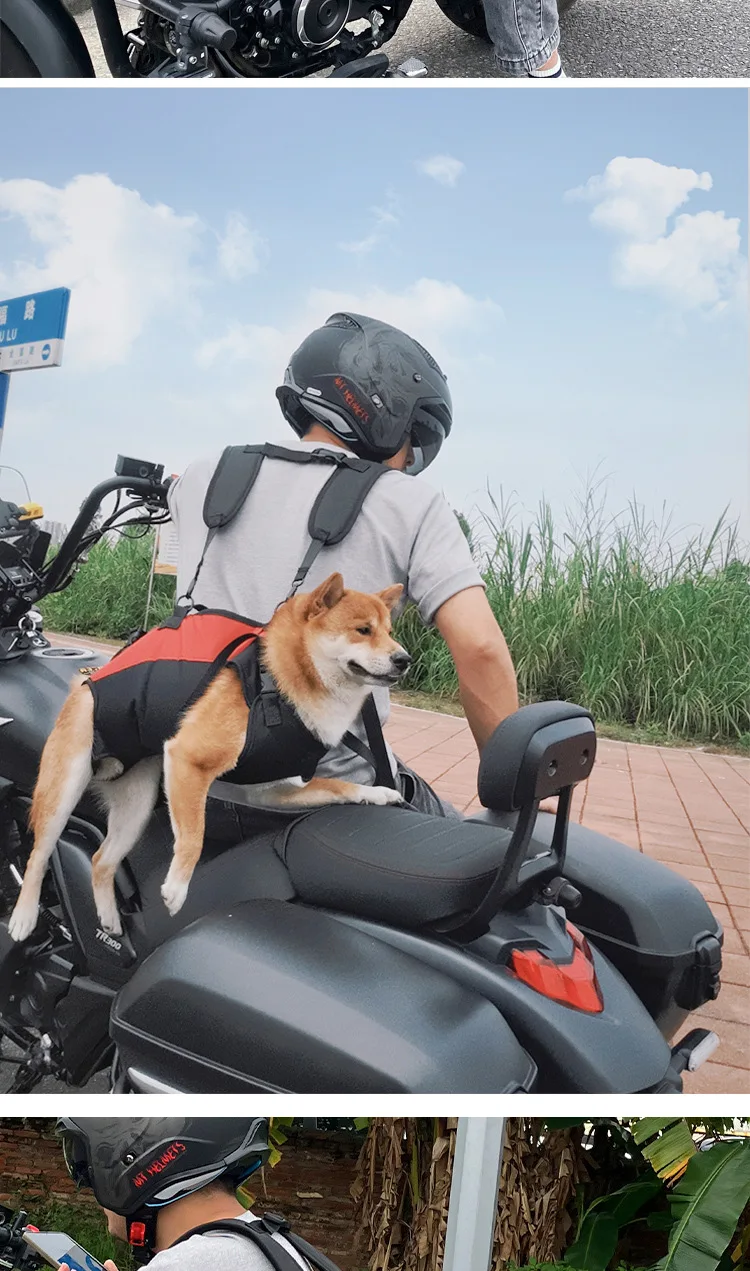 New Pet Cat Dog Double Shoulder Horizontal Hugging Backpack Outdoor Breathable Convenient Four Legs Carrying Bag Pet Products