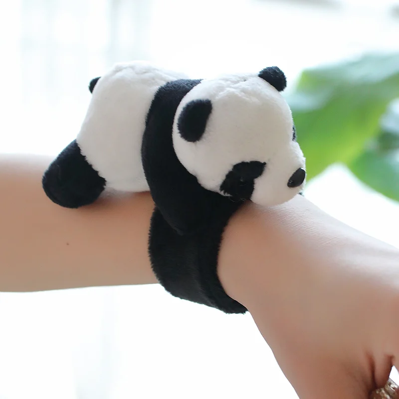 1pc Kawaii Animal Slap Snap Wrap Wristband Bracelet Panda Plush Hand Ring Wristband For Kids Toys Birthday Elegant Present 1pc Kawaii Animal Slap Snap Wrap Wristband Bracelet Panda Plush Hand Ring Wristband For Kids Toys Birthday Elegant Present