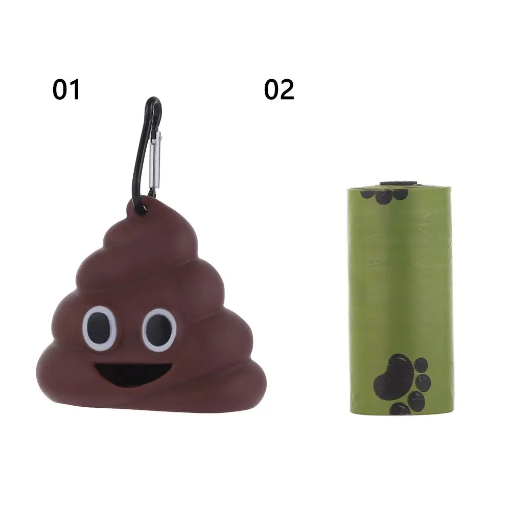 Pet Waste Bag Dispenser Poop Bag Dogs Cat Trash Carrier Pet Bag Loader Cleaning Tool Pet Products Fecal Shape Outdoor Portable Pet Waste Bag Dispenser Poop Bag Dogs Cat Trash Carrier Pet Bag Loader Cleaning Tool Pet Products Fecal Shape Outdoor Portable