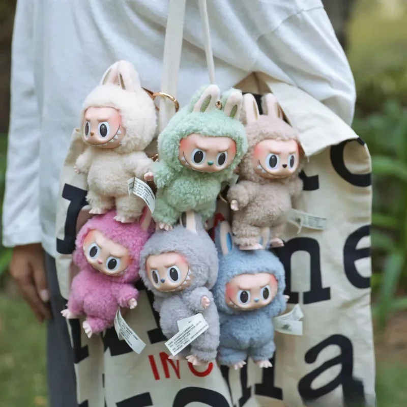Hot New High Quality Labubu Monster Vinyl Face Heart Mystery Figurine Model Bag Keychain Collectible Birthday Gifts Desktop Toys