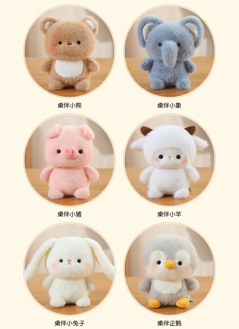 Cute Sitting Animals Red Panda Fox Sloth Cat Soft Plush Dolls Stuffed Capybara Pig Plushie Baby Toys Gifts For Children Cute Sitting Animals Red Panda Fox Sloth Cat Soft Plush Dolls Stuffed Capybara Pig Plushie Baby Toys Gifts For Children