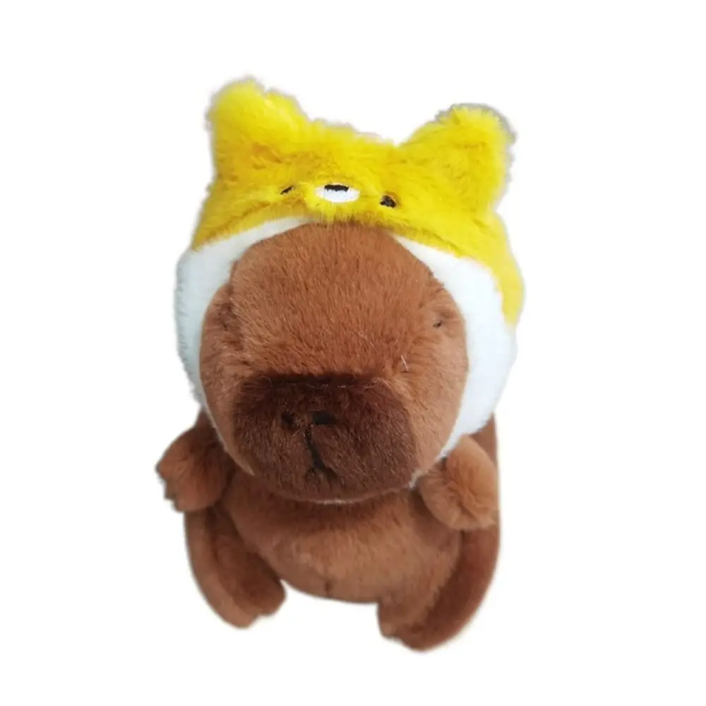 Cute Multicolor Plush Capybara Keychain Toy Cartoon Capybara Headgear Capybara Doll Accessories Guinea Pig Fluffty Animal Doll Cute Multicolor Plush Capybara Keychain Toy Cartoon Capybara Headgear Capybara Doll Accessories Guinea Pig Fluffty Animal Doll