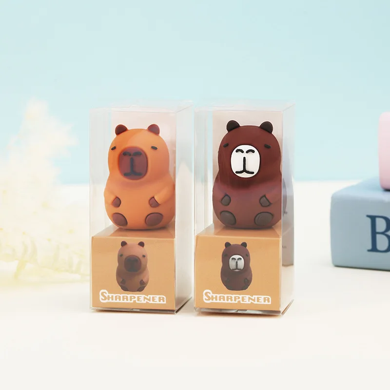 Capibara Cute Sharpener Pencil Kids Anime Capybara Sharpeners Student Back To School Stationary Children Birthday Gift Hot Sales Capibara Cute Sharpener Pencil Kids Anime Capybara Sharpeners Student Back To School Stationary Children Birthday Gift Hot Sales