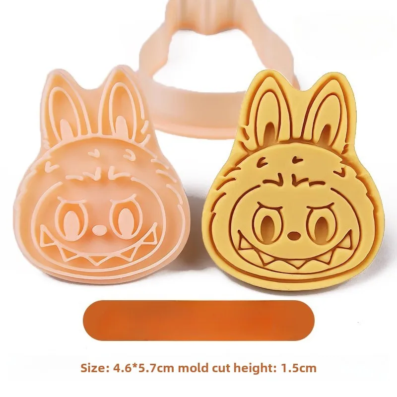 LABUBU Cookie Cutter Anime 3D Pressable Biscuit Mold Confectionery Cookie Stamp Baking Pastry Kitchen Bakeware Tools Cake Decor LABUBU Cookie Cutter Anime 3D Pressable Biscuit Mold Confectionery Cookie Stamp Baking Pastry Kitchen Bakeware Tools Cake Decor