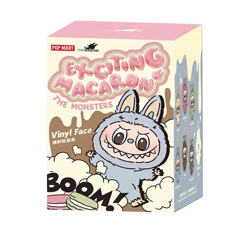 Popmart Labubu The Monsters Lisa Seme Heart Macarrr Vinyl Base Series Trendy Toy Decorations Birthday Gifts