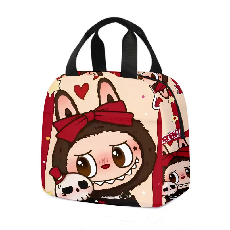 New Labubu Kawaii Handheld Insulated Bag Cooler Bag Cartoon Kawaii Lunch Bag Portable Lunch Box Outdoor Storage Bag New Labubu Kawaii Handheld Insulated Bag Cooler Bag Cartoon Kawaii Lunch Bag Portable Lunch Box Outdoor Storage Bag