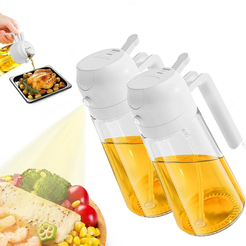 2 in1 Oil Spray Bottle For Kitchen Barbecue Cooking Olive Oil Dispenser Oil Jar Baking Vinegar Soy Spray Container Kitchen Tool 2 in1 Oil Spray Bottle For Kitchen Barbecue Cooking Olive Oil Dispenser Oil Jar Baking Vinegar Soy Spray Container Kitchen Tool