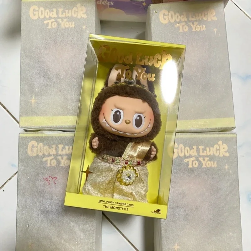 Labubu The Monsters Collection Keychain Doll Gift Labubu Keyring Toys Backpack Decoration Gift