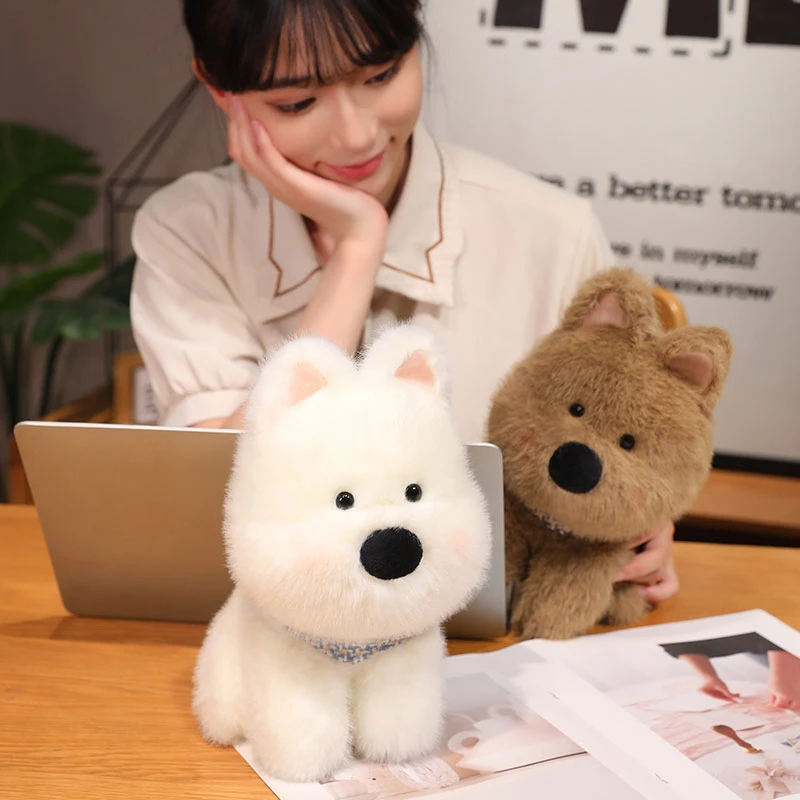 1Pc 25/35/45CM Cute Plush West Highland Dog Plush Toy White Terrier Dolls Stuffed Soft Dog Pillow Kawaii Toy for Birthday Xmas 1Pc 25/35/45CM Cute Plush West Highland Dog Plush Toy White Terrier Dolls Stuffed Soft Dog Pillow Kawaii Toy for Birthday Xmas