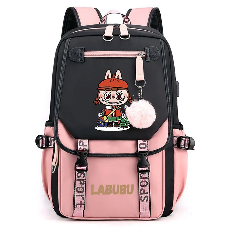 Labubu Anime Backpack Cosplay Unisex Students School Bag Cartoon Bookbag Laptop Travel Rucksack Outdoor Bag Labubu Anime Backpack Cosplay Unisex Students School Bag Cartoon Bookbag Laptop Travel Rucksack Outdoor Bag