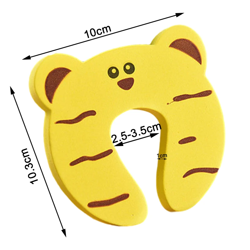 Baby Safety For Newborn Furniture Protection Card Door Stopper Security Cute Animal Care Child Lock Finger Protector Baby Safety For Newborn Furniture Protection Card Door Stopper Security Cute Animal Care Child Lock Finger Protector