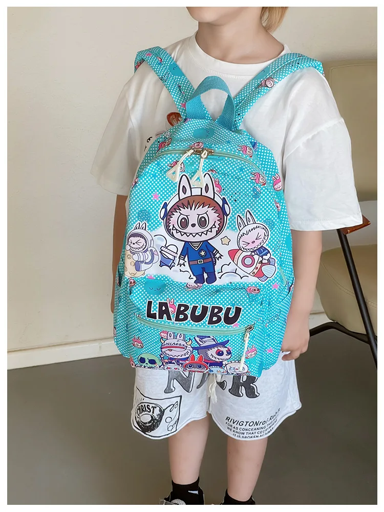 New Large Capacity Labubu Kindergarten Bag Children's Backpack Cartoon Cute Primary School Backpack Shoulder Bag New Large Capacity Labubu Kindergarten Bag Children's Backpack Cartoon Cute Primary School Backpack Shoulder Bag