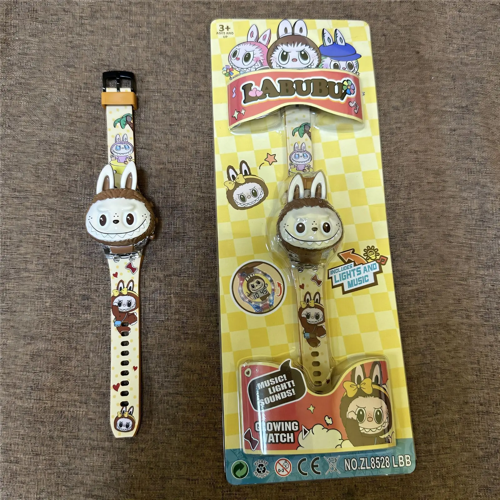 Labubu Luminous Cartoon Kids Watch - Electronic Toy Watch for Kindergarten Graduation, Unisex Gift for Boys and Girls Labubu Luminous Cartoon Kids Watch - Electronic Toy Watch for Kindergarten Graduation, Unisex Gift for Boys and Girls