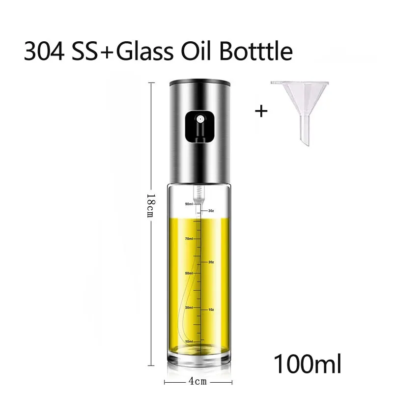 Olive Oil Dispenser Bottle 100ml Olive Oil Spray Mister Glass Bottle for Salad, BBQ, Baking, Roasting Kitchen Cooking Essentials Olive Oil Dispenser Bottle 100ml Olive Oil Spray Mister Glass Bottle for Salad, BBQ, Baking, Roasting Kitchen Cooking Essentials