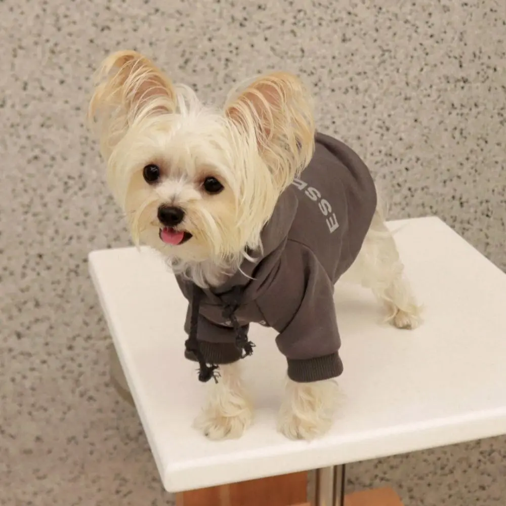 Polyester/Plush Thickened Warm Dog Sweater Soft Comfortable Dog Hoodie Sweatshirt Warm Two-legged Puppy Coat Outdoor Polyester/Plush Thickened Warm Dog Sweater Soft Comfortable Dog Hoodie Sweatshirt Warm Two-legged Puppy Coat Outdoor