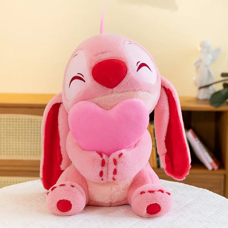 New Blue Pink Lilo & Stitch Hug The Duck Doll Cartoon Angel Plush Toy Cute Anime Soft Stuffed Kawaii Children's Birthday Gift New Blue Pink Lilo & Stitch Hug The Duck Doll Cartoon Angel Plush Toy Cute Anime Soft Stuffed Kawaii Children's Birthday Gift