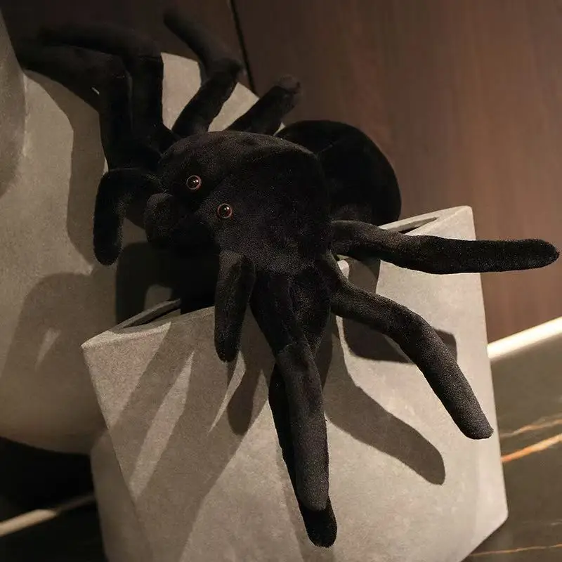 Black Spider Doll Plush Toy Handmade Doll Cartoon Anime Cute Pillow Cushion Home Decoration Children's Birthday Gift Toy Black Spider Doll Plush Toy Handmade Doll Cartoon Anime Cute Pillow Cushion Home Decoration Children's Birthday Gift Toy