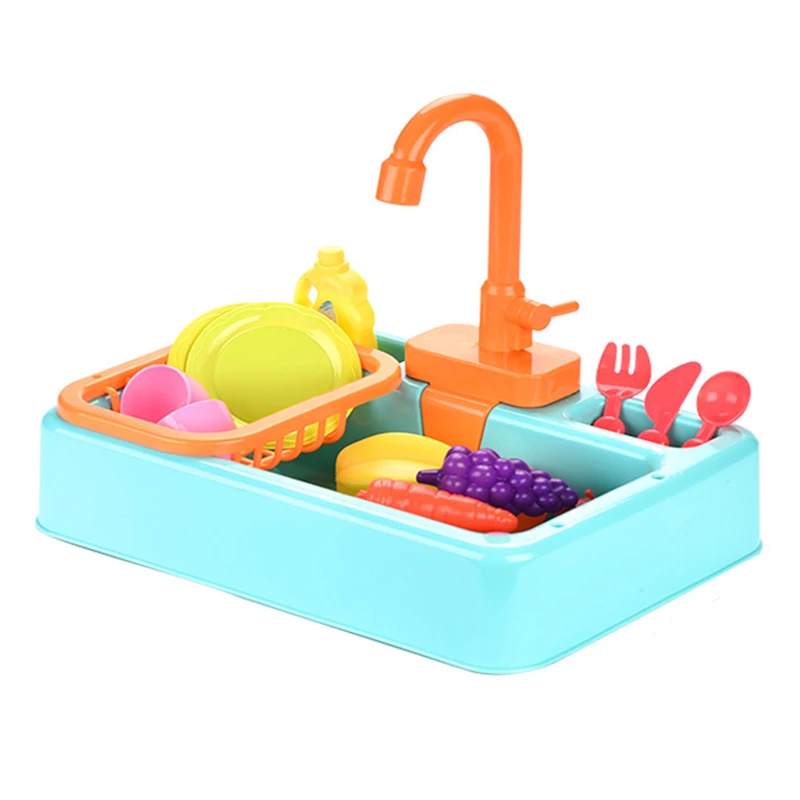 Kid Simulation Electric Dishwasher Wash Sink Running Water Toy Role Playing House Kitchen Pretend Game Food Fruit Girl Boy Gift Kid Simulation Electric Dishwasher Wash Sink Running Water Toy Role Playing House Kitchen Pretend Game Food Fruit Girl Boy Gift