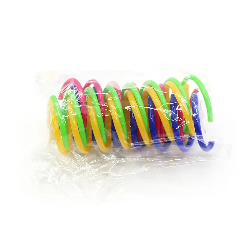 10Pcs Spring Tube Cat Interactive Toys Catnip Kitten Playing Toys Plastic Spring Toys Pet Training Toy Multicolor Pet Supply 10Pcs Spring Tube Cat Interactive Toys Catnip Kitten Playing Toys Plastic Spring Toys Pet Training Toy Multicolor Pet Supply