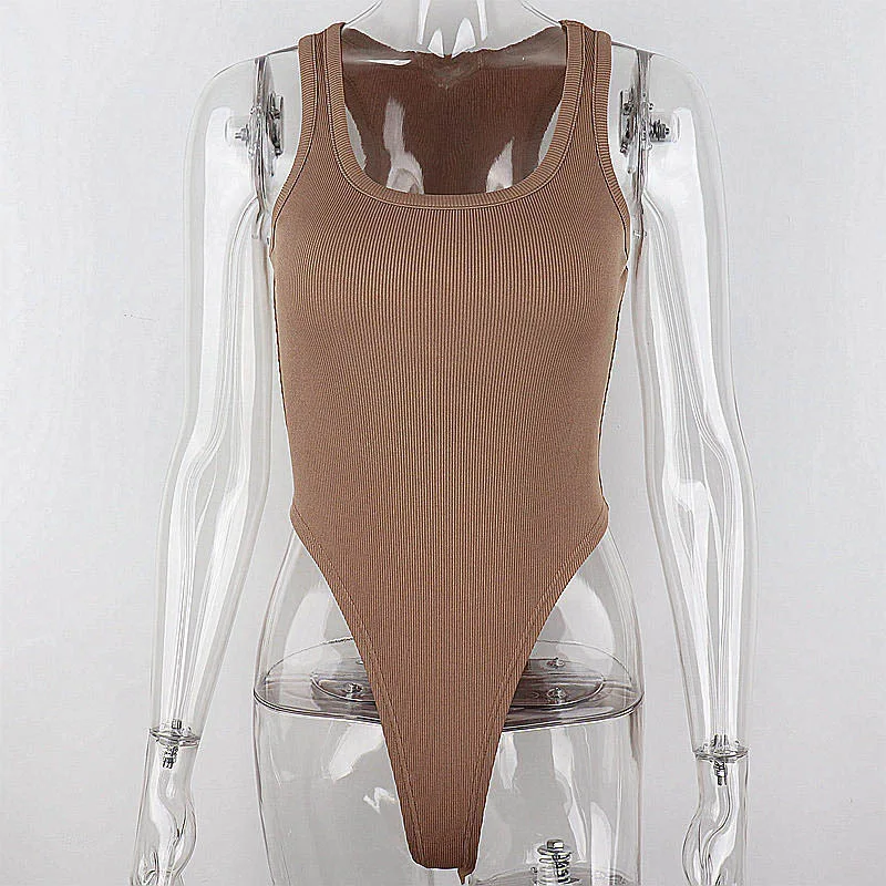 Sleeveless Knit Bodysuit Hot Summer Sexy Bodycon Off Shoulder Halter Tops Casual Street Bodice For Women ClubWear Sleeveless Knit Bodysuit Hot Summer Sexy Bodycon Off Shoulder Halter Tops Casual Street Bodice For Women ClubWear
