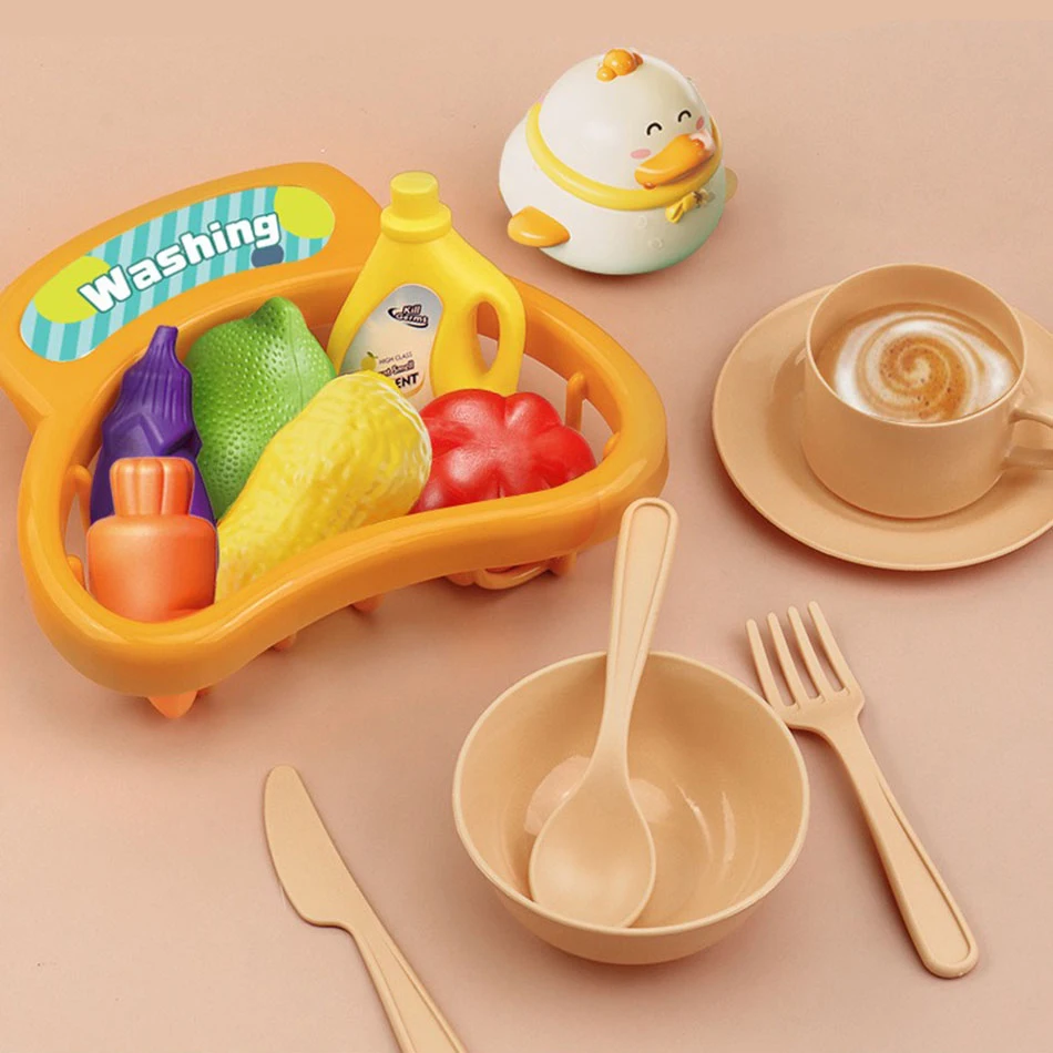 Kids Kitchen Sink Toys Electric Dishwasher Playing Toy With Running Water Pretend Play Food Fishing Toy Role Playing Girls Gift Kids Kitchen Sink Toys Electric Dishwasher Playing Toy With Running Water Pretend Play Food Fishing Toy Role Playing Girls Gift