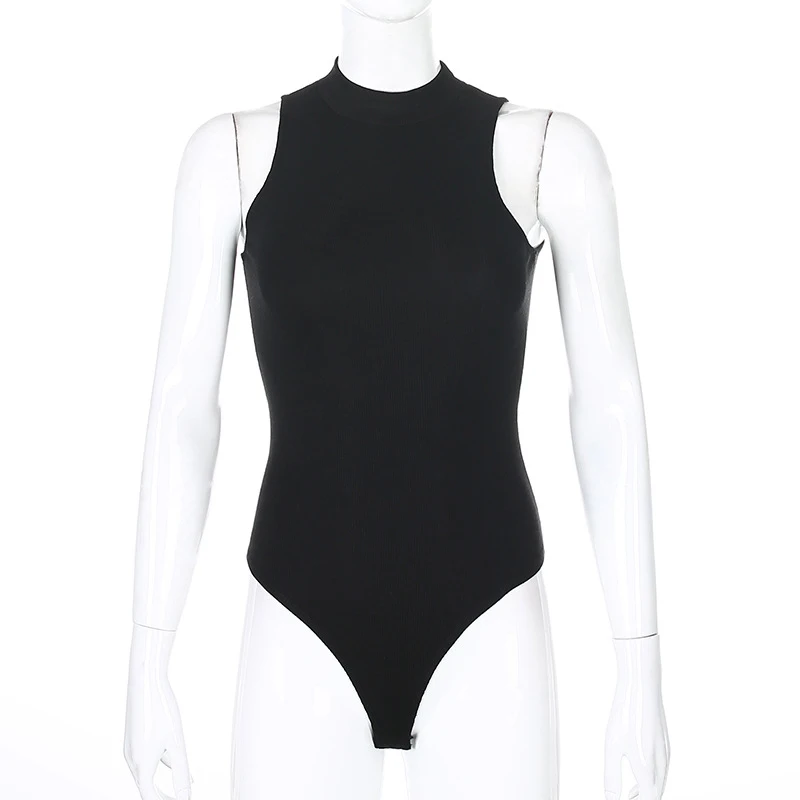 Harajuku Solid Jumpsuit Women Sleeveless Bodycon Sexy Black Body Tops Fashion Streetwear Vintage Y2k Gothic Bodysuits Clothing Harajuku Solid Jumpsuit Women Sleeveless Bodycon Sexy Black Body Tops Fashion Streetwear Vintage Y2k Gothic Bodysuits Clothing