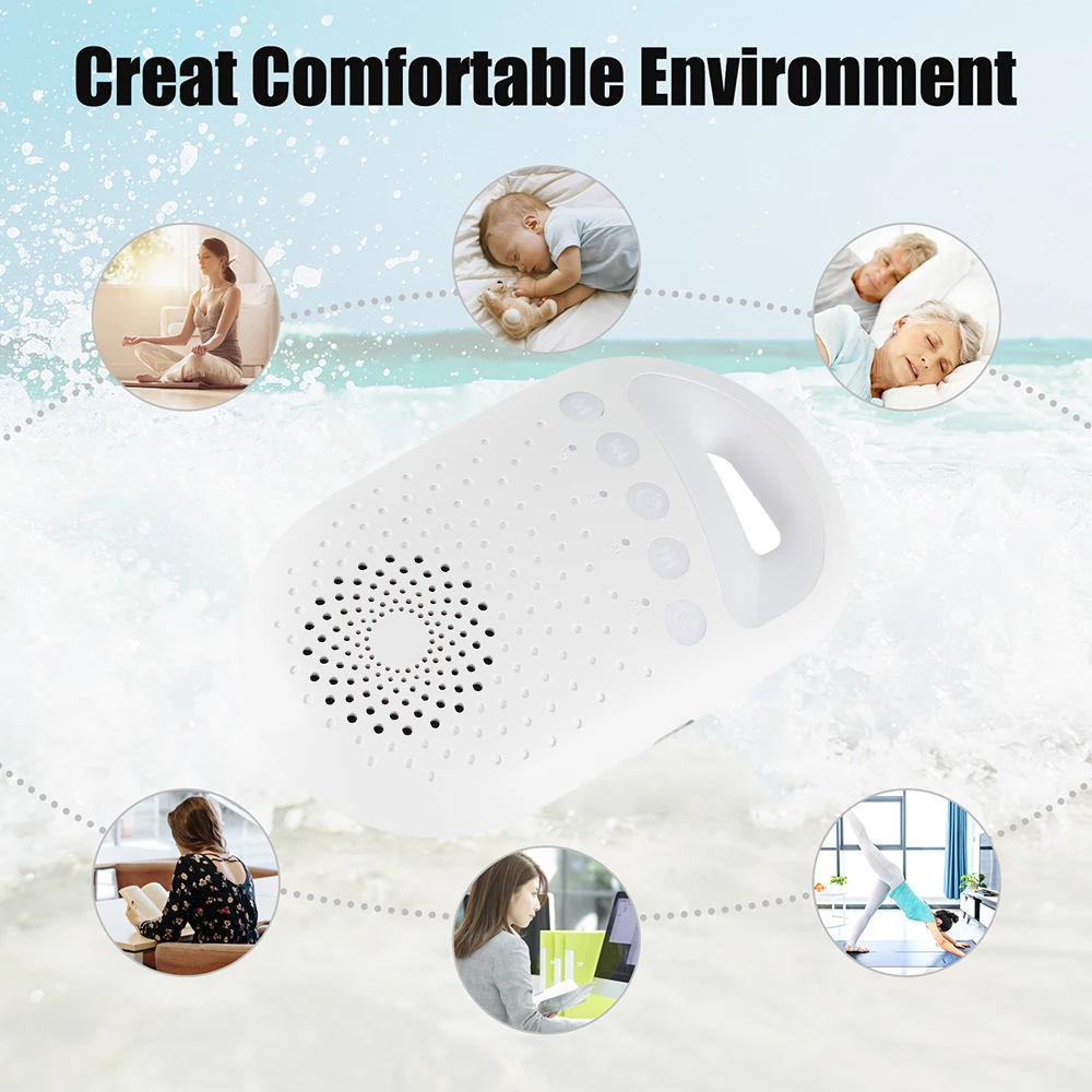 Baby Sleep Machine White Noise Sound Machine for Baby Sleeping 26 Soothing Sounds 15/30/60/90min Timer Built-in LED Night Light Baby Sleep Machine White Noise Sound Machine for Baby Sleeping 26 Soothing Sounds 15/30/60/90min Timer Built-in LED Night Light