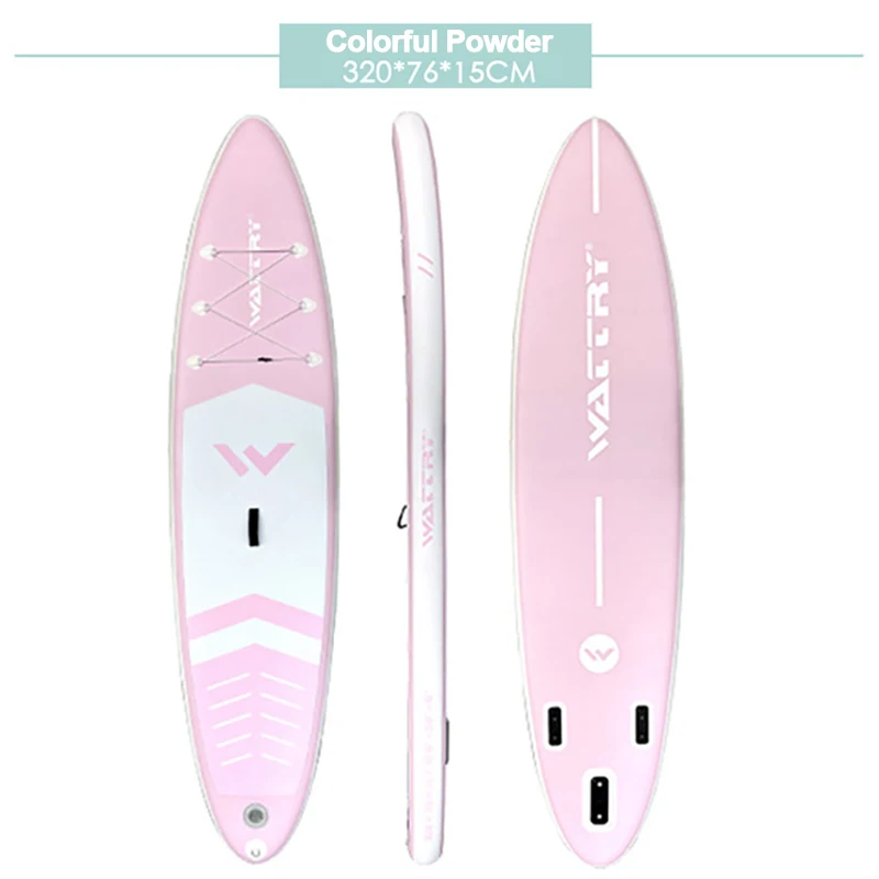 SUP Inflatable Paddle Board Surfing Competition Water Paddle Board Water Skiing Professional Surfboard with Paddle Pump Backpack