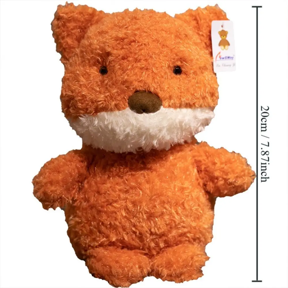 Kawaii Fox Owl Pig Lamb Chick Duck Furry Plush Toys Cute Soft Birthday Gifts for Boy Girls PP Cotton Stuffed Animals Toys Adult