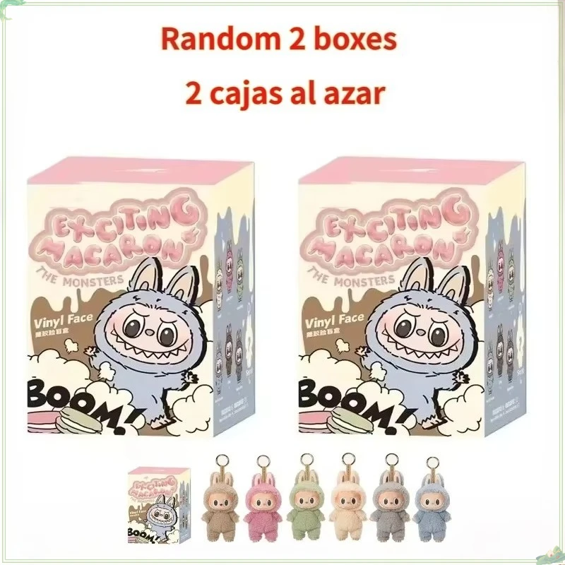 2025 New Labubu V3 Generation Series THE MONSTERS Have a Seat  Vinyl Face Plush Toy Series Blind Box Heartbeat Macaron 3rd