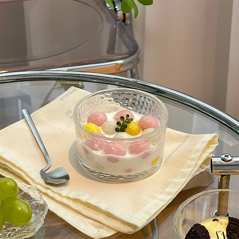 4pcs Clear Glass Mini Bowls Set Kitchen Desserts Bowl Home Dips Sauces Pudding Fruit Charcuterie Boards Bowls For Meal Prep 4pcs Clear Glass Mini Bowls Set Kitchen Desserts Bowl Home Dips Sauces Pudding Fruit Charcuterie Boards Bowls For Meal Prep