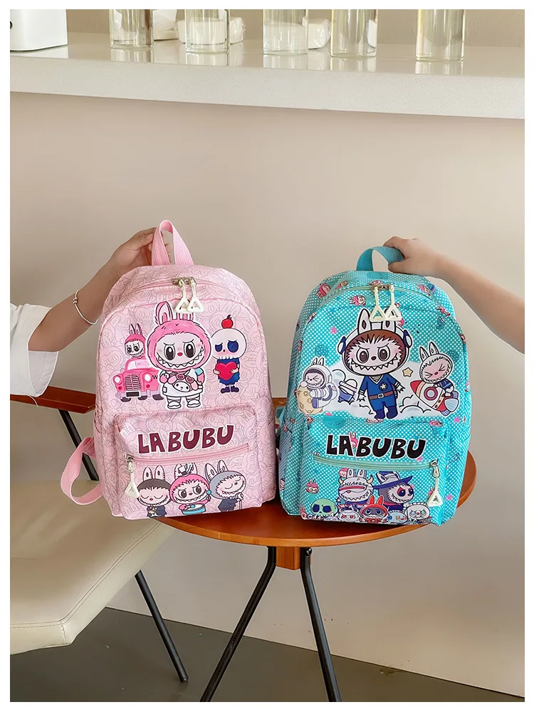 New Large Capacity Labubu Kindergarten Bag Children's Backpack Cartoon Cute Primary School Backpack Shoulder Bag New Large Capacity Labubu Kindergarten Bag Children's Backpack Cartoon Cute Primary School Backpack Shoulder Bag