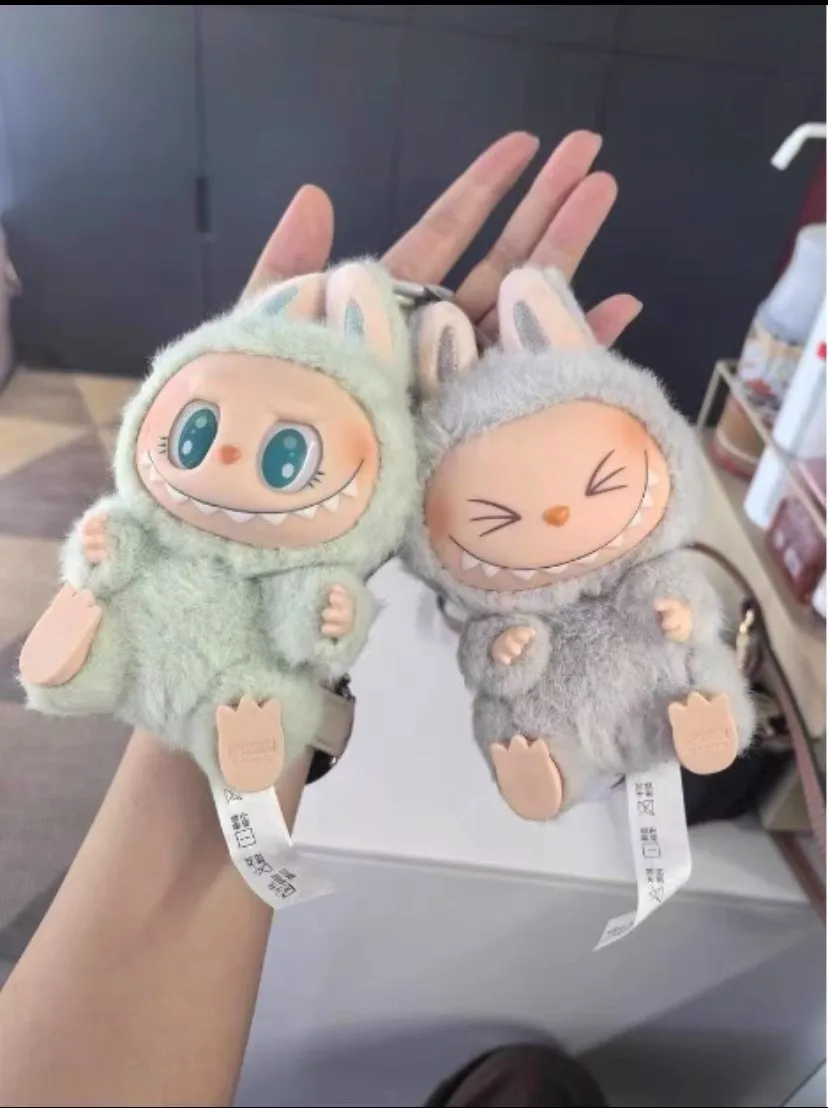 Labubu Macaron 2nd Blind Box Popmart series PVC kawaii Labubu Replica Macaron Pendant Doll Monsters Lisa Trendy Toy Gift