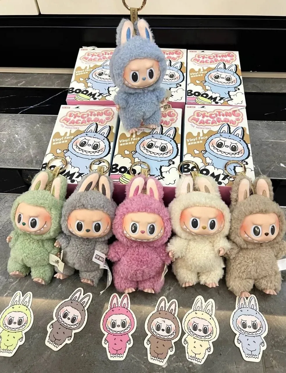 POP MART Original Labubu The Monster V1 V2 Macaroon Have a Seat Blind Box Vinyl Face Genuine Version Labubu Keychain Bag Pendant POP MART Original Labubu The Monster V1 V2 Macaroon Have a Seat Blind Box Vinyl Face Genuine Version Labubu Keychain Bag Pendant