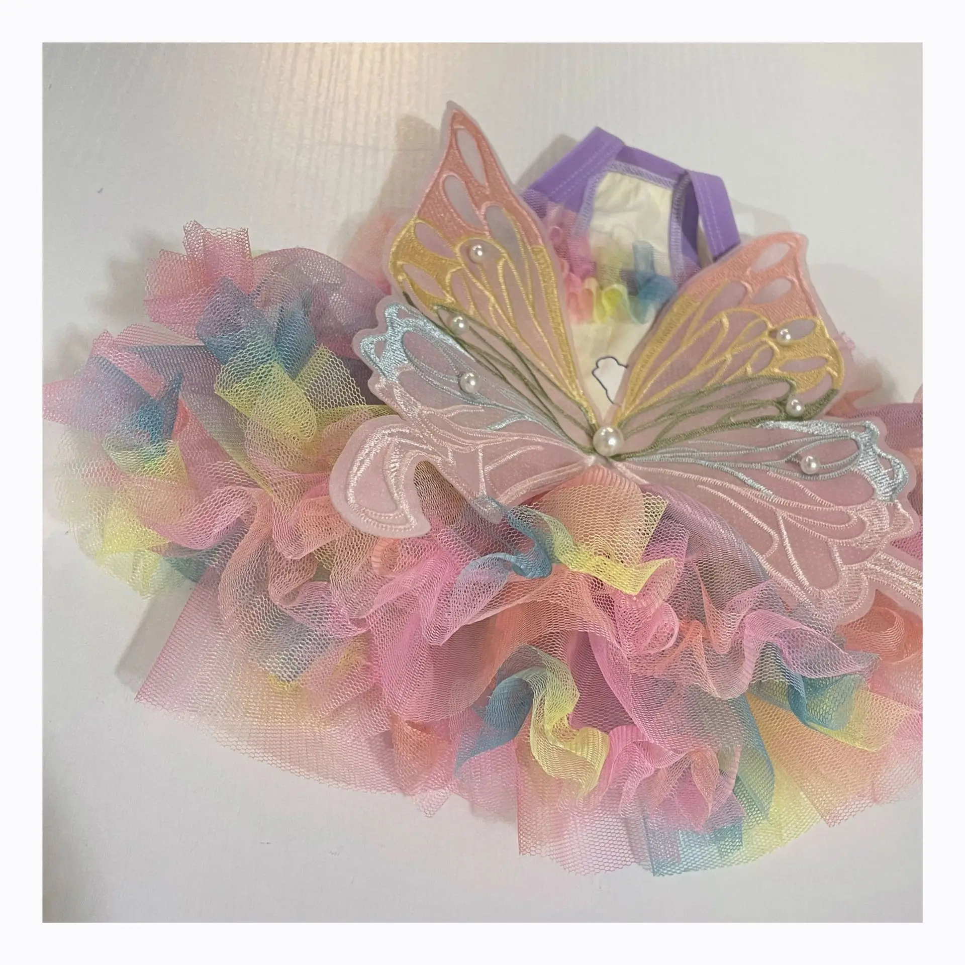 Summer Pet Dog York chihuahua poodle Wedding Princess rainbow Clothes Pet Dress Dogs Skirt Summer For Dogs Skirts party Dresses Summer Pet Dog York chihuahua poodle Wedding Princess rainbow Clothes Pet Dress Dogs Skirt Summer For Dogs Skirts party Dresses