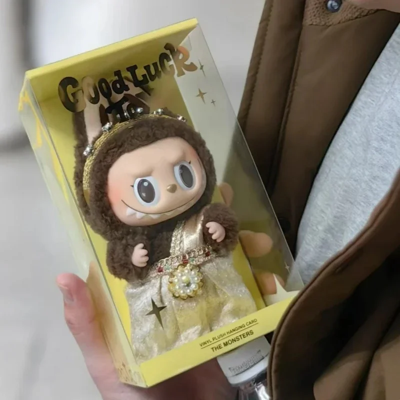 Labubu The Monsters Collection Keychain Doll Gift Labubu Keyring Toys Backpack Decoration Gift