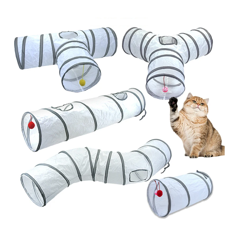 Cats Tunnel Foldable Pet Cat Toys Kitten Pet Training Interactive Fun Toy Tunnel Bored For Puppy Kitten Rabbit Play Tunnel Tube Cats Tunnel Foldable Pet Cat Toys Kitten Pet Training Interactive Fun Toy Tunnel Bored For Puppy Kitten Rabbit Play Tunnel Tube