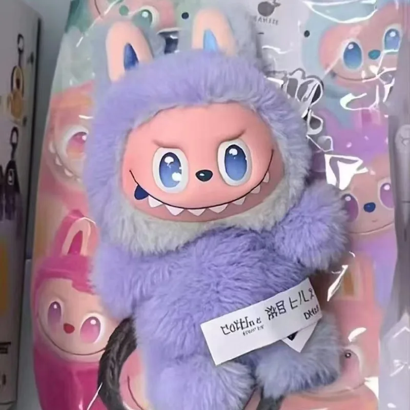 Labubu The Monsters V3 Series Blind Teddy Box, Vinyl Base Toy, Animated Characters, Mysterious Surprise Box, Keychain, Children'
