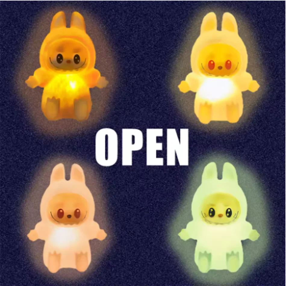 Cute and charming LABUBU rabbit night light - Soft lighting, rabbit style night light, decoration enthusiast, children's gift Cute and charming LABUBU rabbit night light - Soft lighting, rabbit style night light, decoration enthusiast, children's gift