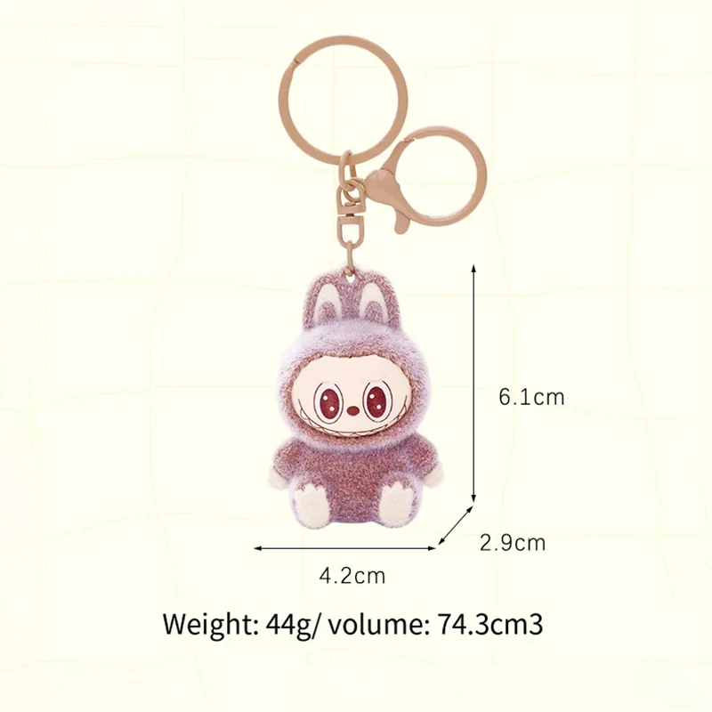 Labubu Keychain Cartoon Labubu Backpack Pendant Decorative Car Keychain Model Doll School Bag Charm Cute Keyring Festivals Gifts Labubu Keychain Cartoon Labubu Backpack Pendant Decorative Car Keychain Model Doll School Bag Charm Cute Keyring Festivals Gifts