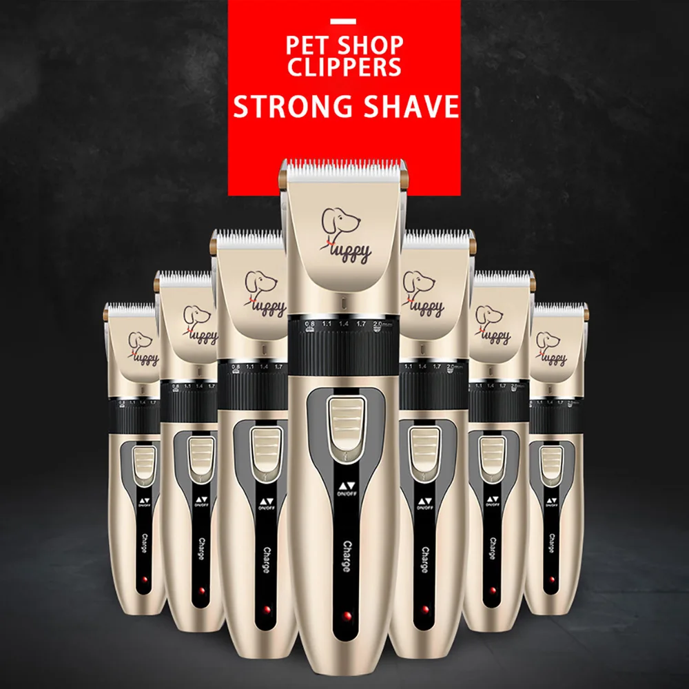 Dog Cat Clipper Hair Clippers Grooming Haircut Pet Shaver Full Set Pets Rechargeable Professional Cutter Shaver Cutting Machine
