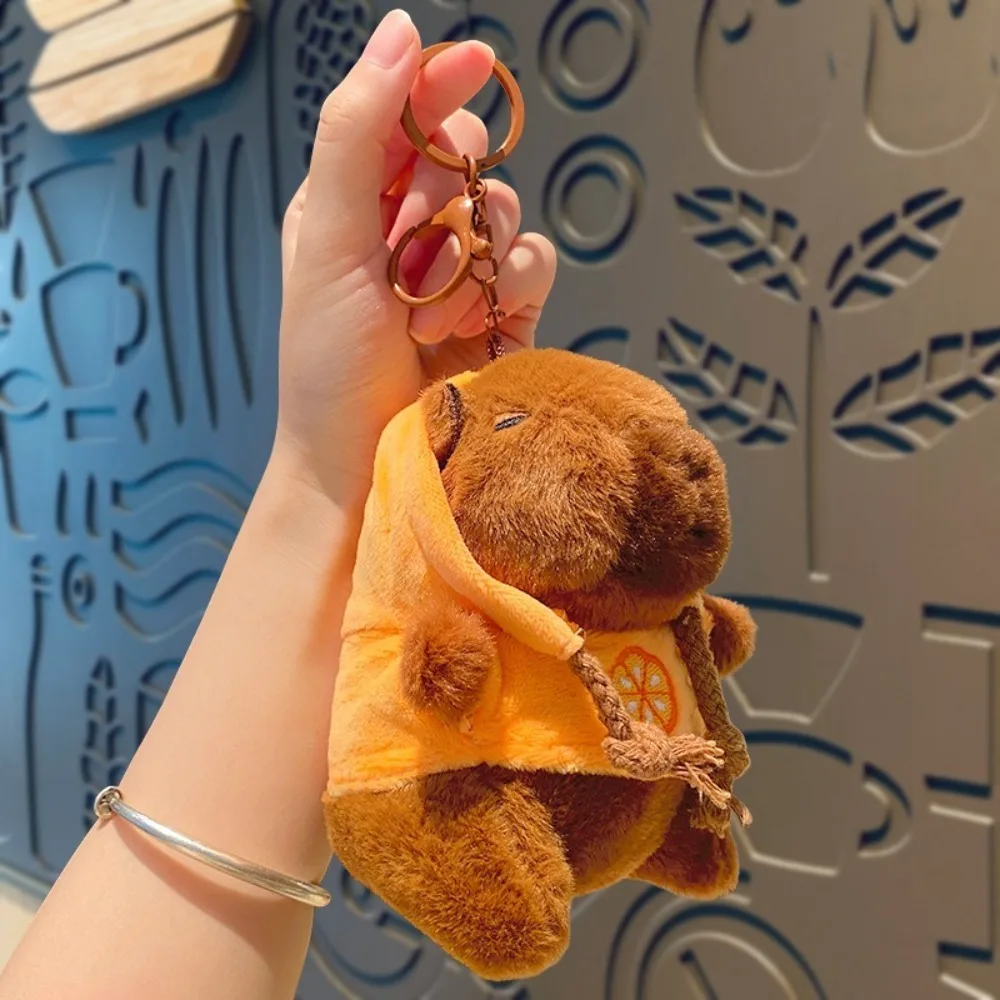 Cute Multicolor Plush Capybara Keychain Toy Cartoon Capybara Headgear Capybara Doll Accessories Guinea Pig Fluffty Animal Doll Cute Multicolor Plush Capybara Keychain Toy Cartoon Capybara Headgear Capybara Doll Accessories Guinea Pig Fluffty Animal Doll