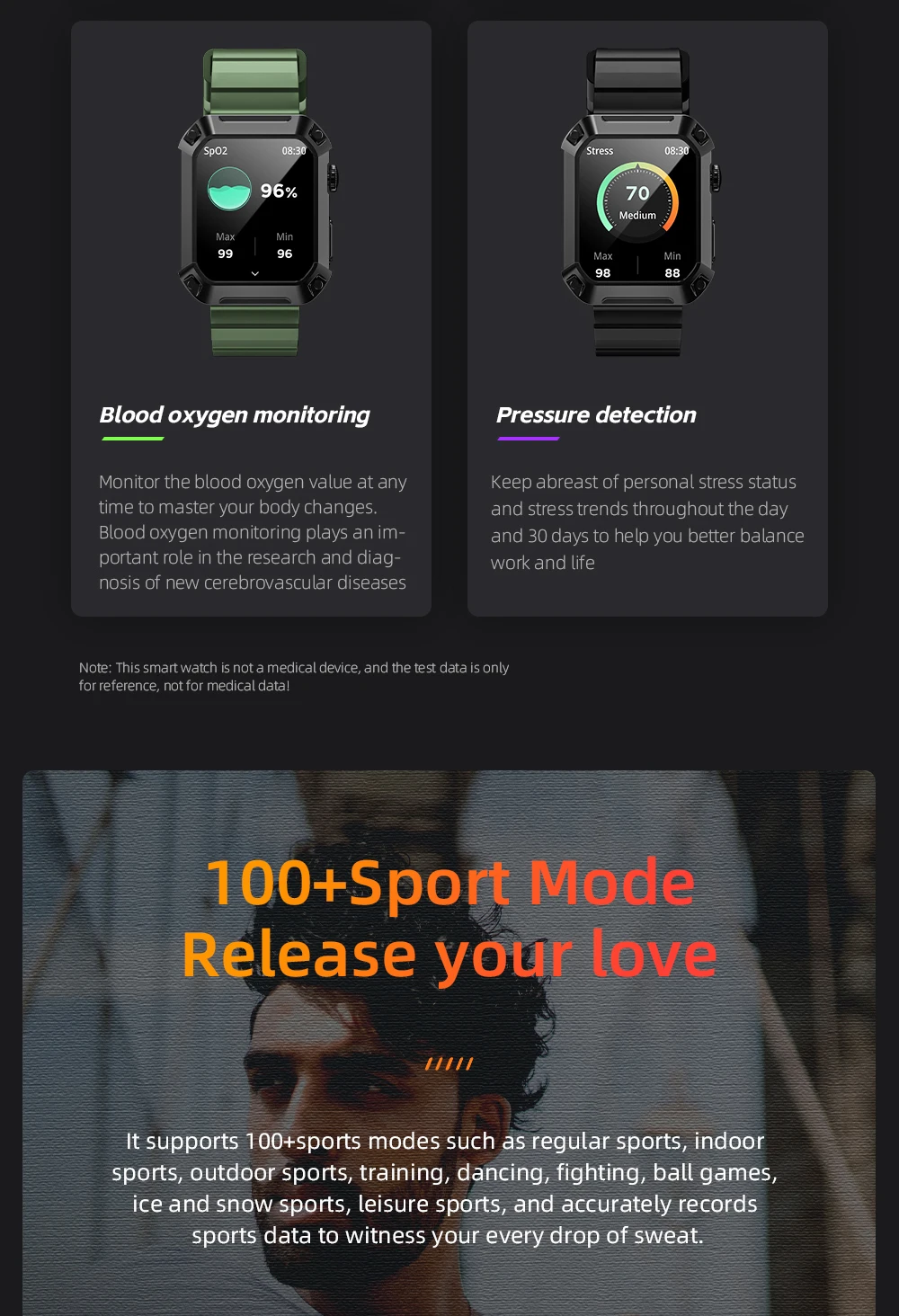 LOKMAT OCEAN 2 Pro Smart Watch Waterproof Bluetooth Calls Smartwatches 1.85 inch Touch Screen Heart Rate Monitor Fitness Tracker LOKMAT OCEAN 2 Pro Smart Watch Waterproof Bluetooth Calls Smartwatches 1.85 inch Touch Screen Heart Rate Monitor Fitness Tracker